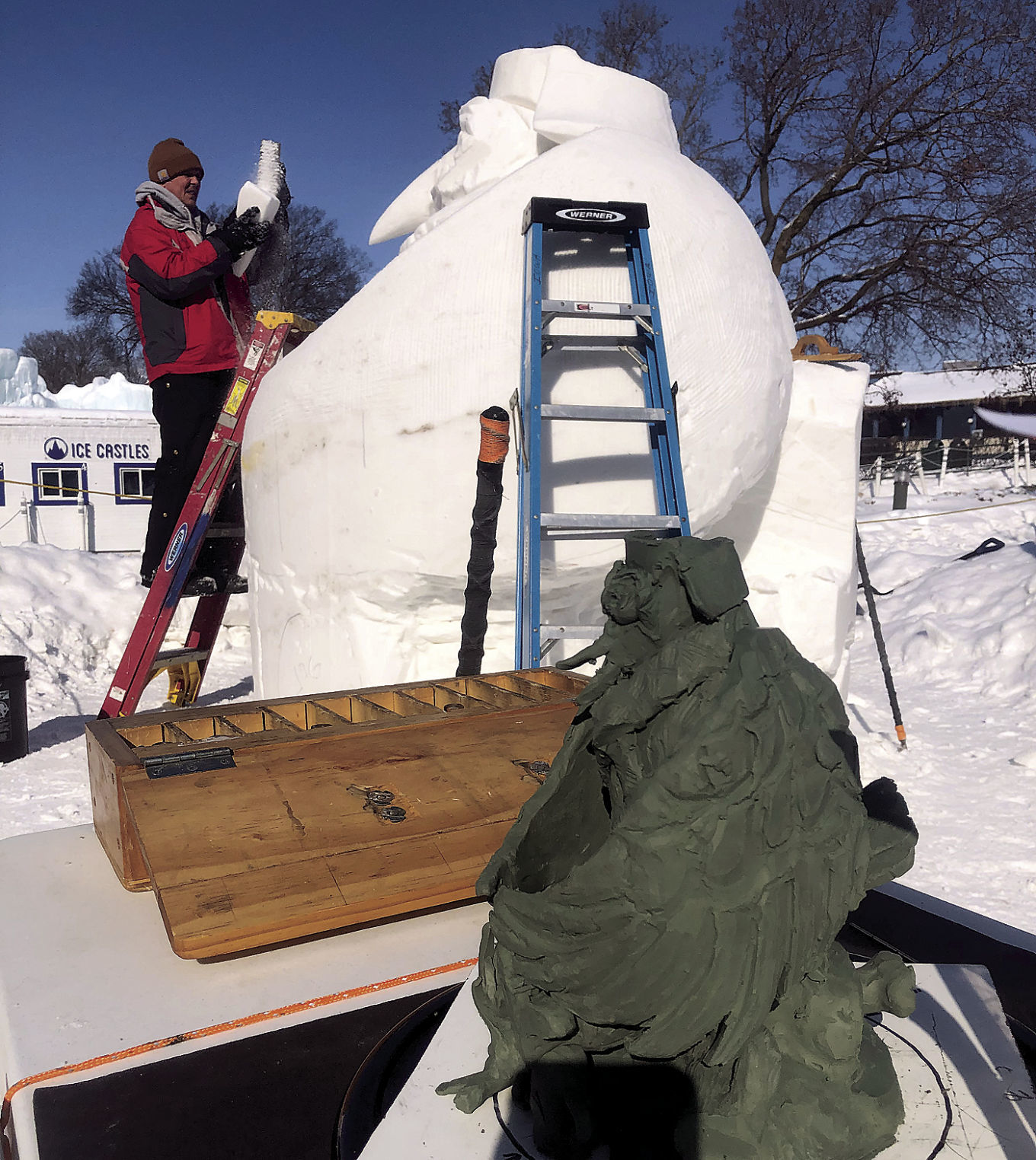 Snow Sculpting 9